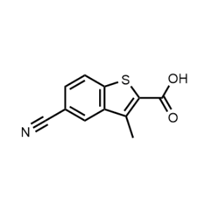 5-Cyano-3-methylbenzo[b]thiophene-2-carboxylic acid|CS-1030742