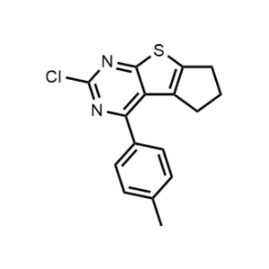 2-Chloro-4-(P-tolyl)-6,7-dihydro-5H-cyclopenta[4,5]thieno[2,3-d]pyrimidine|CS-1031013