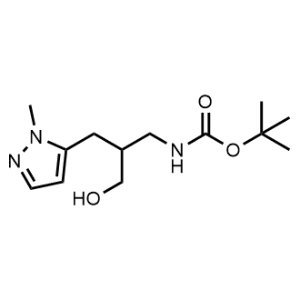 Tert-butyl (3-hydroxy-2-((1-methyl-1H-pyrazol-5-yl)methyl)propyl)carbamate|CS-1031085