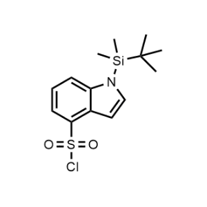 1-(Tert-butyldimethylsilyl)-1H-indole-4-sulfonyl chloride|CS-1031090