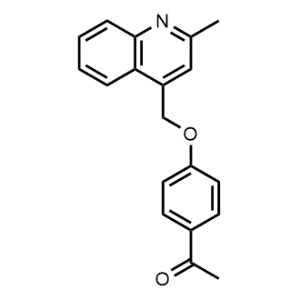 1-(4-((2-Methylquinolin-4-yl)methoxy)phenyl)ethan-1-one|CS-1031241