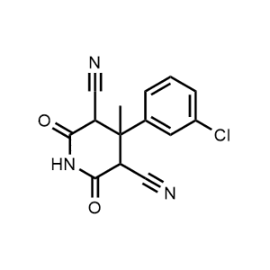 4-(3-Chlorophenyl)-4-methyl-2,6-dioxopiperidine-3,5-dicarbonitrile|CS-1031251