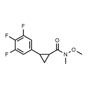 N-Methoxy-N-methyl-2-(3,4,5-trifluorophenyl)cyclopropane-1-carboxamide|CS-1031311