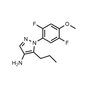 1-(2,5-Difluoro-4-methoxyphenyl)-5-propyl-1H-pyrazol-4-amine|CS-1031424