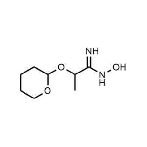 N-Hydroxy-2-((tetrahydro-2H-pyran-2-yl)oxy)propanimidamide|CS-1031537