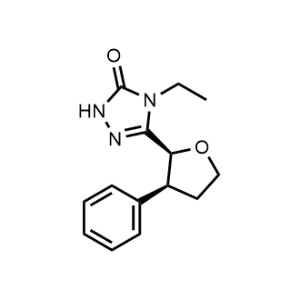 4-Ethyl-5-((2S,3S)-3-phenyltetrahydrofuran-2-yl)-2,4-dihydro-3H-1,2,4-triazol-3-one|CS-1031570