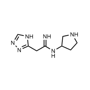 N-(Pyrrolidin-3-yl)-2-(4H-1,2,4-triazol-3-yl)acetimidamide|CS-1031842