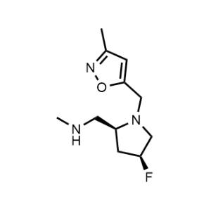 1-((2S,4S)-4-Fluoro-1-((3-methylisoxazol-5-yl)methyl)pyrrolidin-2-yl)-N-methylmethanamine|CS-1031978