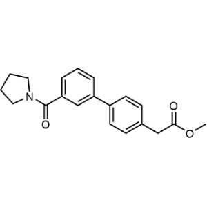 Methyl 2-(3'-(pyrrolidine-1-carbonyl)-[1,1'-biphenyl]-4-yl)acetate|CS-1032247