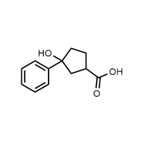 3-Hydroxy-3-phenylcyclopentane-1-carboxylic acid|CS-1032426