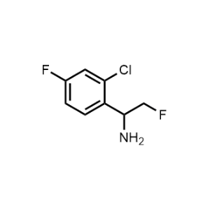 1-(2-Chloro-4-fluorophenyl)-2-fluoroethan-1-amine|CS-1032542