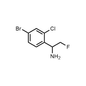 1-(4-Bromo-2-chlorophenyl)-2-fluoroethan-1-amine|CS-1032652