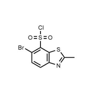 6-Bromo-2-methylbenzo[d]thiazole-7-sulfonyl chloride|CS-1032698