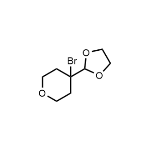 4-Bromo-4-(1,3-dioxolan-2-yl)tetrahydro-2H-pyran|CS-1032699