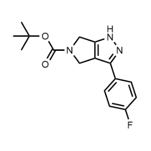 Tert-butyl 3-(4-fluorophenyl)-4,6-dihydropyrrolo[3,4-c]pyrazole-5(1H)-carboxylate|CS-1032732