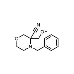 4-Benzyl-3-(hydroxymethyl)morpholine-3-carbonitrile|CS-1032751