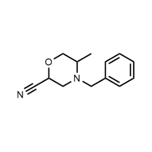 4-Benzyl-5-methylmorpholine-2-carbonitrile|CS-1032876