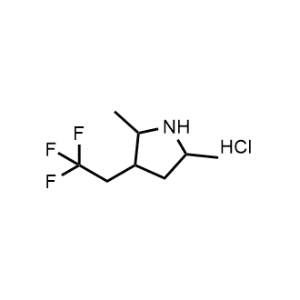 2,5-Dimethyl-3-(2,2,2-trifluoroethyl)pyrrolidine hydrochloride|CS-1032926