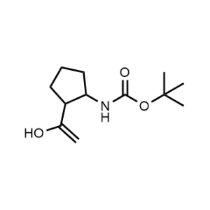 Tert-butyl (2-(1-hydroxyvinyl)cyclopentyl)carbamate|CS-1033042