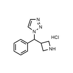 1-(Azetidin-3-yl(phenyl)methyl)-1H-1,2,3-triazole hydrochloride|CS-1033104