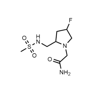 2-(4-Fluoro-2-(methylsulfonamidomethyl)pyrrolidin-1-yl)acetamide|CS-1033163
