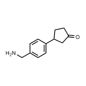 3-(4-(Aminomethyl)phenyl)cyclopentan-1-one|CS-1033263