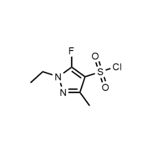 1-Ethyl-5-fluoro-3-methyl-1H-pyrazole-4-sulfonyl chloride|CS-1033407