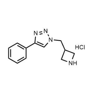 1-(Azetidin-3-ylmethyl)-4-phenyl-1H-1,2,3-triazole hydrochloride|CS-1033459
