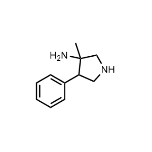 3-Methyl-4-phenylpyrrolidin-3-amine|CS-1033506