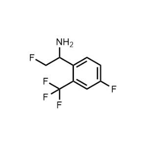 2-Fluoro-1-(4-fluoro-2-(trifluoromethyl)phenyl)ethan-1-amine|CS-1033787