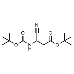 Tert-butyl 3-((tert-butoxycarbonyl)amino)-3-cyanopropanoate|CS-1033810