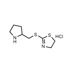 2-((Pyrrolidin-2-ylmethyl)thio)-4,5-dihydrothiazole hydrochloride|CS-1033924