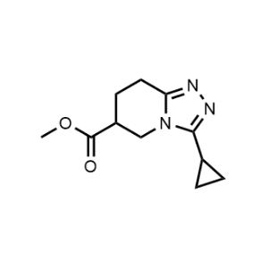 Methyl 3-cyclopropyl-5,6,7,8-tetrahydro-[1,2,4]triazolo[4,3-a]pyridine-6-carboxylate|CS-1034032