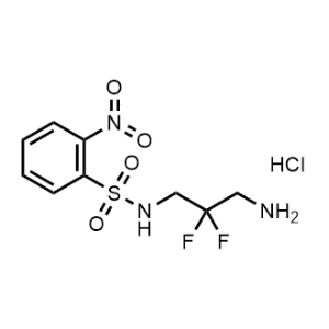 N-(3-Amino-2,2-difluoropropyl)-2-nitrobenzenesulfonamide hydrochloride|CS-1034079