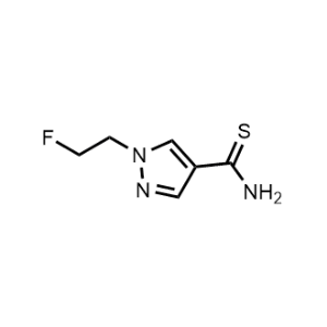 1-(2-Fluoroethyl)-1H-pyrazole-4-carbothioamide|CS-1034392
