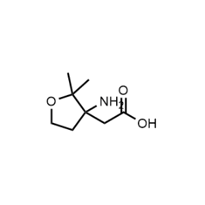 2-(3-Amino-2,2-dimethyltetrahydrofuran-3-yl)acetic acid|CS-1034529