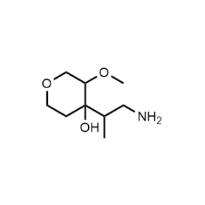 4-(1-Aminopropan-2-yl)-3-methoxytetrahydro-2H-pyran-4-ol|CS-1034549