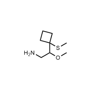 2-Methoxy-2-(1-(methylthio)cyclobutyl)ethan-1-amine|CS-1034560