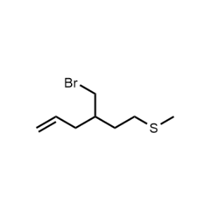 (3-(Bromomethyl)hex-5-en-1-yl)(methyl)sulfane|CS-1034584