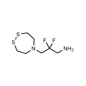 3-(1,2,5-Dithiazepan-5-yl)-2,2-difluoropropan-1-amine|CS-1034758