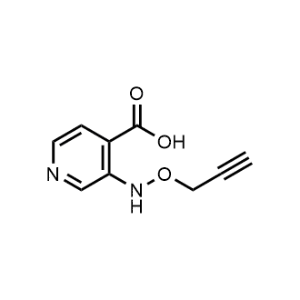3-((Prop-2-yn-1-yloxy)amino)isonicotinic acid|CS-1034863