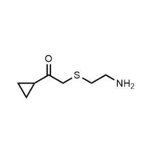2-((2-Aminoethyl)thio)-1-cyclopropylethan-1-one|CS-1034913