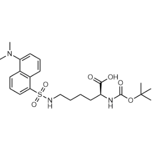 N2-(Tert-butoxycarbonyl)-N6-((5-(dimethylamino)naphthalen-1-yl)sulfonyl)-l-lysine|CS-1034938
