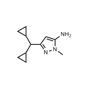 3-(Dicyclopropylmethyl)-1-methyl-1H-pyrazol-5-amine|CS-1035001
