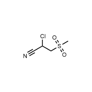 2-Chloro-3-(methylsulfonyl)propanenitrile|CS-1035035