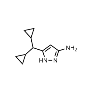 5-(Dicyclopropylmethyl)-1H-pyrazol-3-amine|CS-1035043