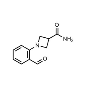 1-(2-Formylphenyl)azetidine-3-carboxamide|CS-1035058