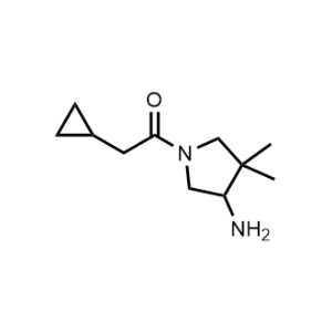 1-(4-Amino-3,3-dimethylpyrrolidin-1-yl)-2-cyclopropylethan-1-one|CS-1035085