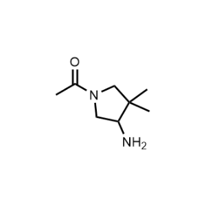1-(4-Amino-3,3-dimethylpyrrolidin-1-yl)ethan-1-one|CS-1035092