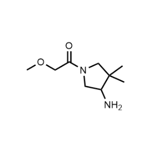 1-(4-Amino-3,3-dimethylpyrrolidin-1-yl)-2-methoxyethan-1-one|CS-1035093